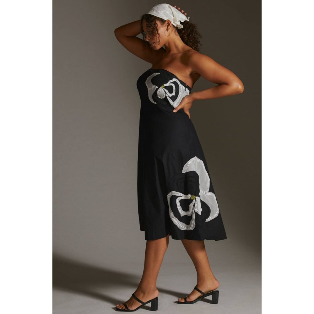 Anthropologie Maeve Floral Midi Dress - Picture 4 of 12